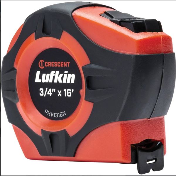 2 Crescent Lufkin 3/4 Inch x 16 Feet Tape Measures