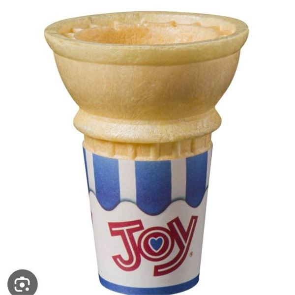 6 Boxes of  Joy Jacketed Ice Cream Cups – 100 Count Per Box
