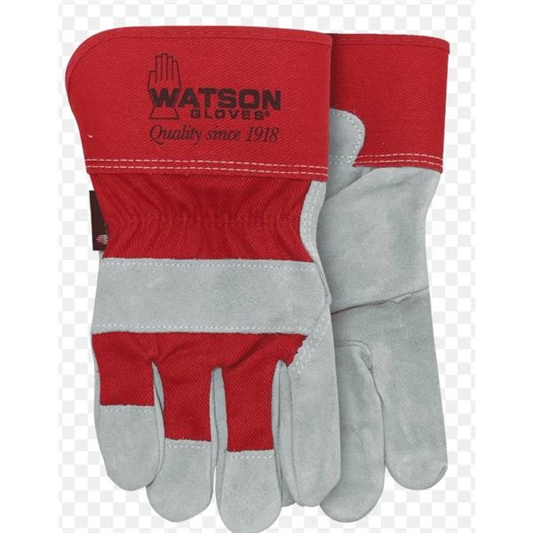 Watson Gloves Mean Mother Cowhide Leather Gloves, Style 104, Size XL/1TG, 5 Pairs
