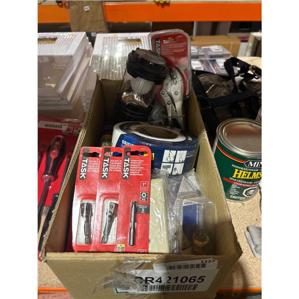 Lot of Assorted Task Tools and Hardware Items