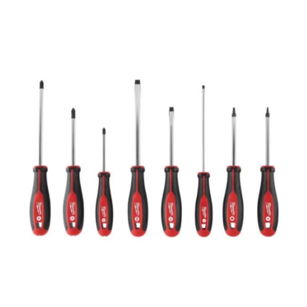 Milwaukee 8-Piece High-Leverage Magnetic Tip Screwdriver Set