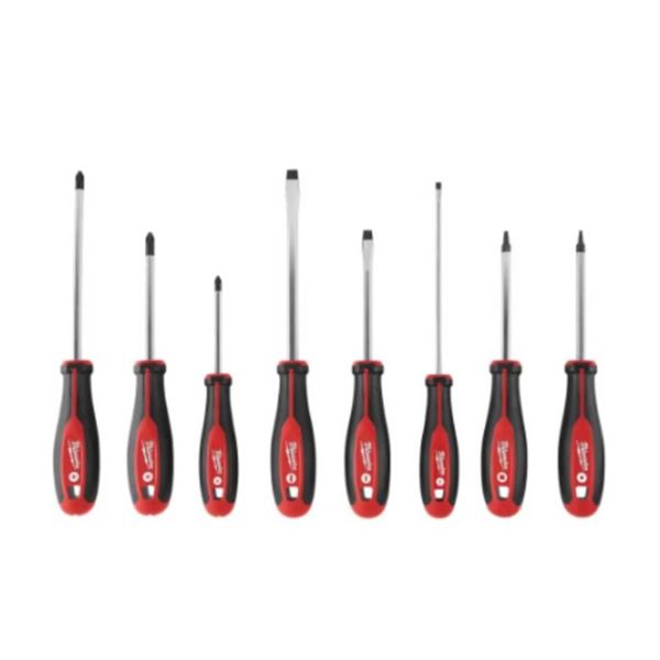 Milwaukee 8-Piece High-Leverage Magnetic Tip Screwdriver Set