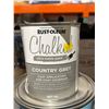 Image 2 : Lot of Rust-Oleum Chalked Country Grey Paint and Co-op Imagine Interior Paint,