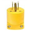 Image 1 : Eaton 15-Amp 125-Volt 3-Wire Yellow Grounding Plug + 2 Grey Multi-plugs