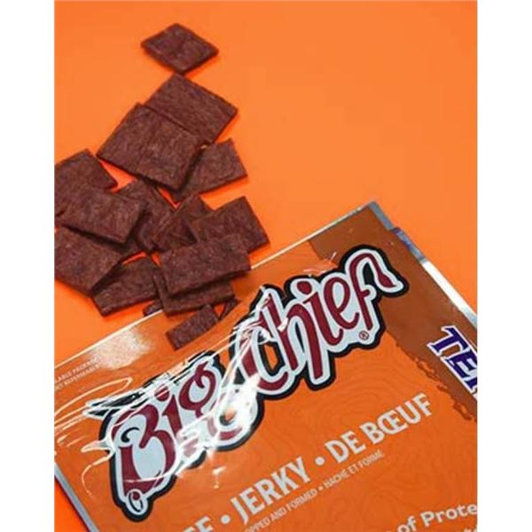 Big Chief Beef Jerky Teriyaki 80g Zipper Bags (Case of 12)