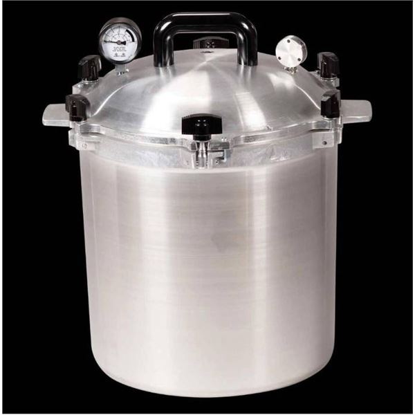 All American 25 Quart Heavy Cast Aluminum Pressure Cooker/Canner Model 925
