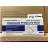 Image 3 : Disposable Protective Masks, 3 Ply, Black, 50 Boxes of 50 pcs
