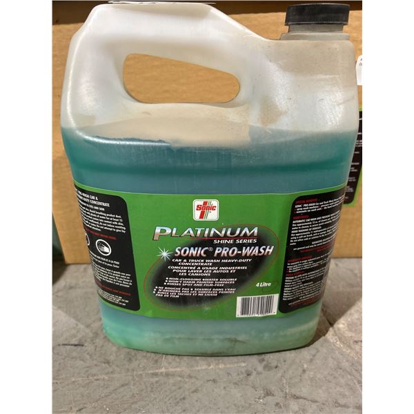 Platinum Shine Series Sonic Pro-Wash 4×4 Liters Heavy-Duty Wash Solution