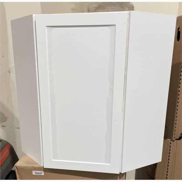 Pallet Lot of NEW White Corner Kitchen Cabinets