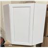Image 1 : Pallet Lot of NEW White Corner Kitchen Cabinets