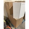 Image 3 : Pallet Lot of NEW White Corner Kitchen Cabinets