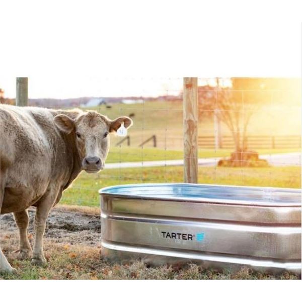 Tarter Oval Mega 300 Gallon Galvanized Steel Livestock Trough