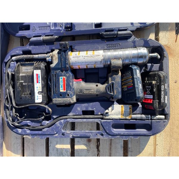 Lincoln PowerLuber Grease Gun with Lithium-Ion Battery