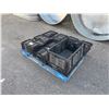 Image 1 : Pallet of 13 Folding Totes in Black Plastic