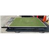 Image 1 : Portable Ramp With Artificial Turf Surface and Steel Frame Edging