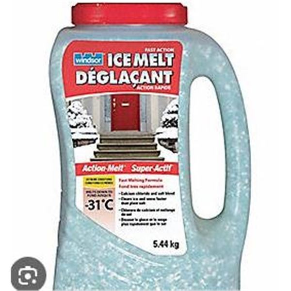 Pallet of Windsor Ice Melt with 120 X 5.44kg Containers