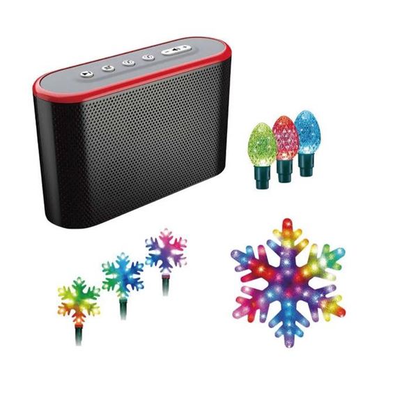 Lumations Holiday Symphony 4-In-1 Collection With Musical Light Display
