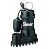 Image 1 : Simer 3994 – 1/2 HP Cast Iron Sump Pump w/ Tether Float Switch Model:3994