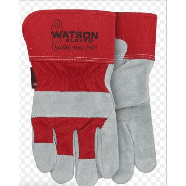 Watson Gloves Mean Mother Cowhide Leather Gloves, Style 104, Size XL/1TG, 5 Pairs