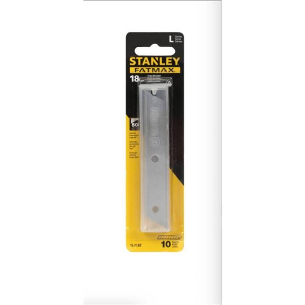 Stanley FatMax 18mm Snap-Off Blades, Lot of 8 (10 Blades Each)