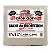 Image 1 : Bennett 100 Percent Cotton Drop Cloth, 8 ft x 12 ft (2.45 m x 3.60 m)