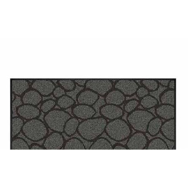 Lot of 2 Roomio All-Purpose Rugs, 36 in x 48 in, Color: Carbon Style: Stone