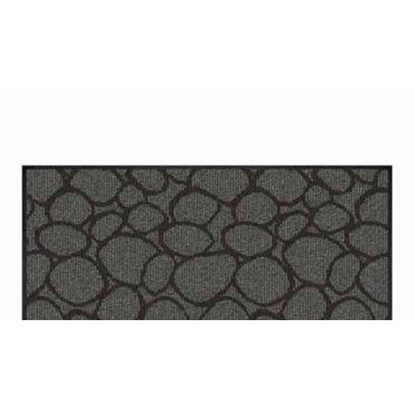 Lot of 2 Roomio All-Purpose Rugs, 36 in x 48 in, Color: Carbon Style: Stone