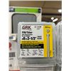 Image 3 : GRK Fasteners FIN/Trim White Trim Head Screws #8×2-1/2 Inch, 10×100 pc