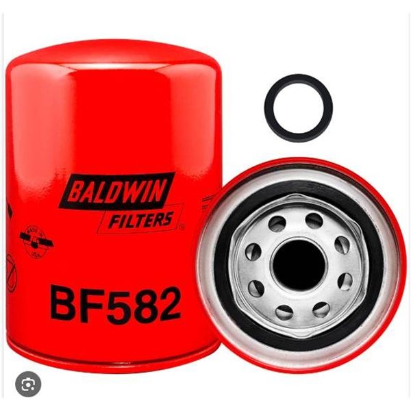 3 Baldwin BF582 Filters With Red Exterior