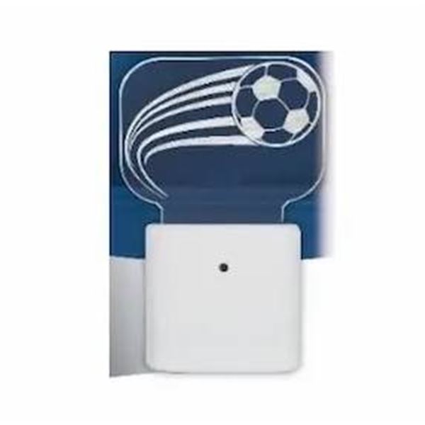 Lot of 4 Sylvania LED Night Light with Soccer Ball Design, Automatic Light Sensor