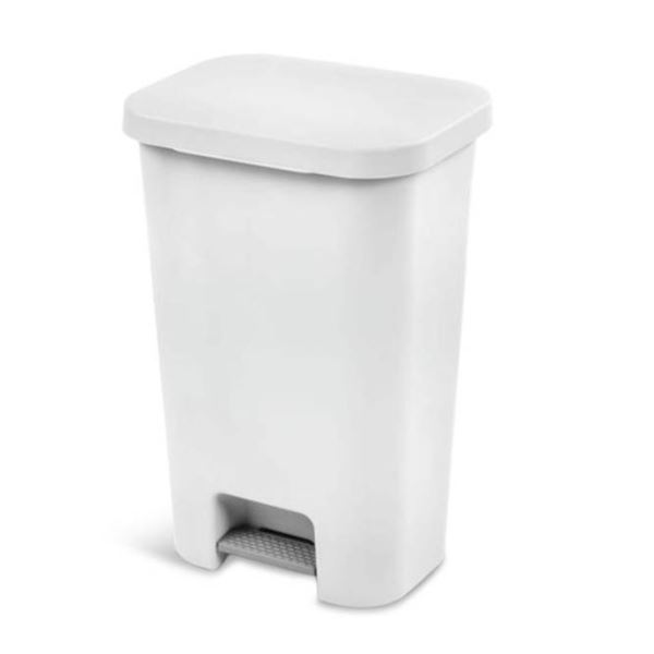 Sterilite StepOn Trash Can, 11.9 Gal / 45 L, Model Q