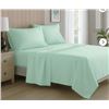 Image 1 : Comfy Bamboo World 9900 Platinum Series King Sheet Set- Light Green