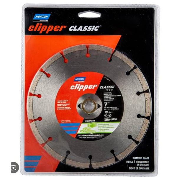 Lot of 2  Norton Clipper Classic Diamond Blades for General Masonry 230 mm