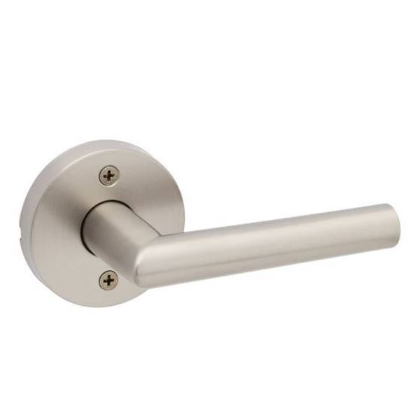 12 Weiser Milan Dummy Lever Handle in Satin Nickel Finish, 4 Weiser Dummy Lever