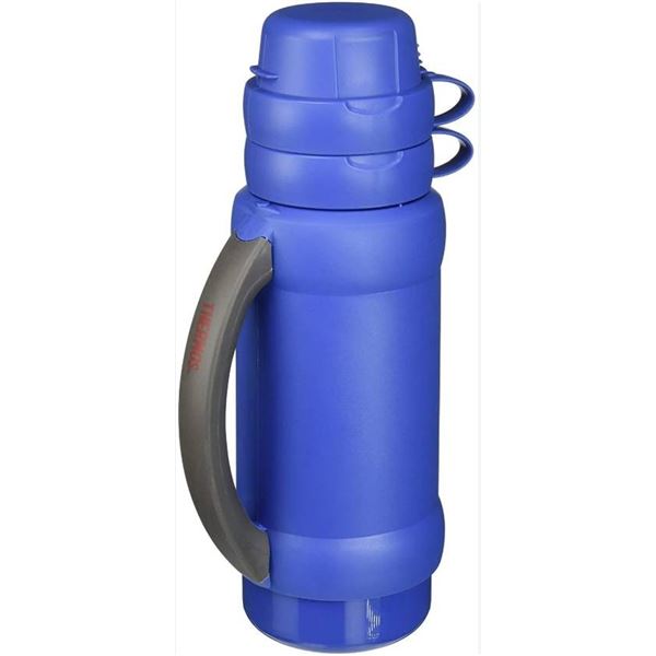 Thermos Brand 17 oz/0.5 L Vacuum Insulated Beverage Bottle – Blue