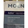 Image 3 : Moen Adler YB0193CH 3-Piece Bath Accessory Kit