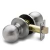 Image 1 : Lot of 3 –  RB Reliability Door Knobs, Brushed Stainless Steel Finish