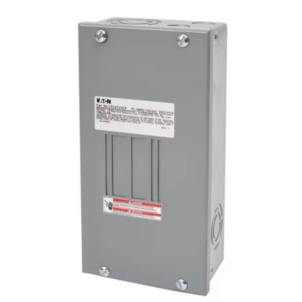 Eaton Type BR 70A Main Lug Loadcenter, CPL072SGP, 120/240 VAC