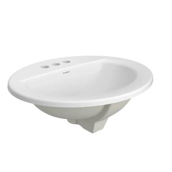 American Standard Colony II Countertop Sink 20 x 17 SR White 4 in Centres