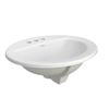 Image 1 : American Standard Colony II Countertop Sink 20 x 17 SR White 4 in Centres