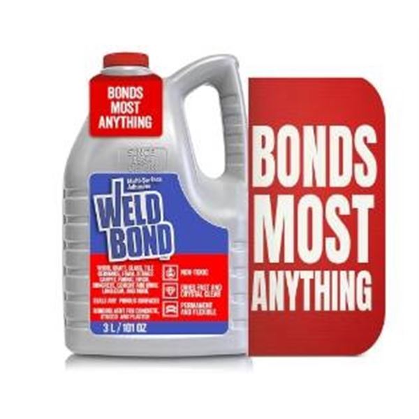 Weldbond Universal Adhesive Glue, 3 L / 101 U.S. Fl. Oz.