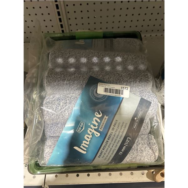 CO-OP Imagine Premium Paint Roller Refills and Tray Liners, 15 Pieces