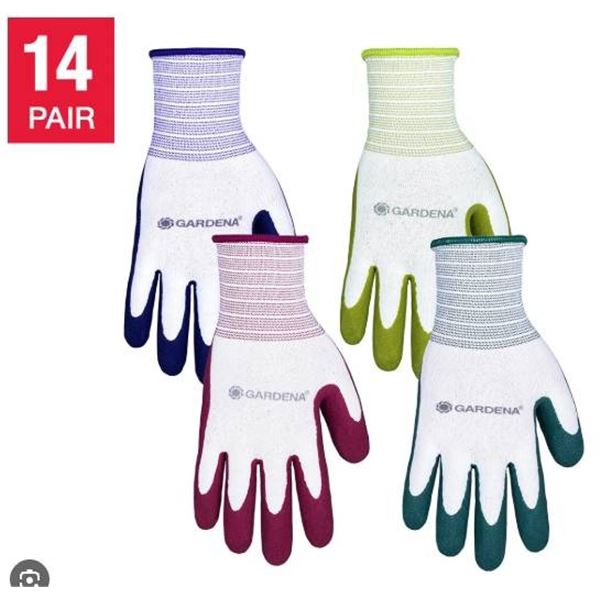 Gardena Multipurpose Gloves, One Size, 14 Pairs