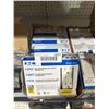 Image 3 : Eaton Electrical Components Lot with GFCI Outlets, Wall Plates, and Connectors