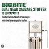 Image 1 : LEM Big Bite Double Gear Vertical Stainless Steel Sausage Stuffer