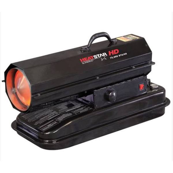 Heatstar HD 75,000 BTU/HR Heavy-Duty Kerosene Forced Air Heater
