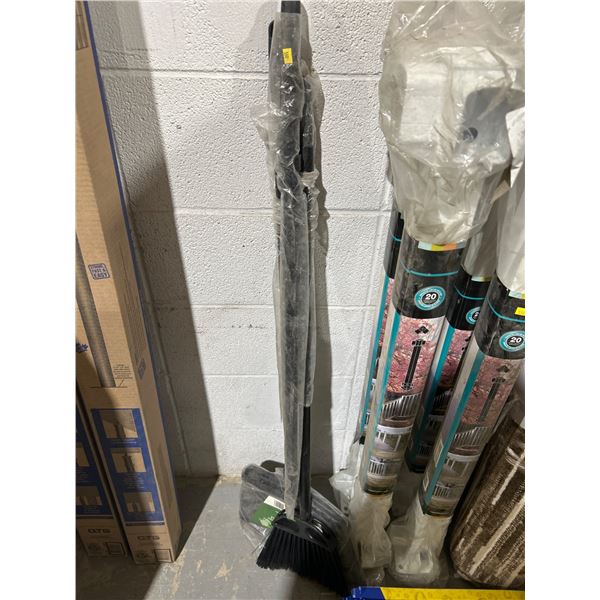 Multi-Item Lot: Garant Scraper, Premium Acoustic Underlayment, and Globe Angle Broom