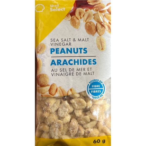 Shell Select Sea Salt & Malt Vinegar Peanuts, 35x60g