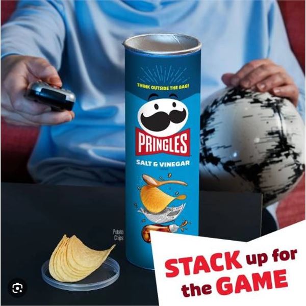 Pringles Salt And Vinegar 150g Cans – 14 Count