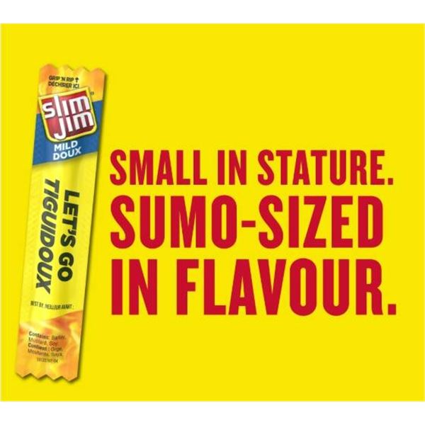 Slim Jim 14 Mild Doux Snack Size Sticks 7x8g
